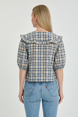 PAIGE TOP IN AMELIA PLAID