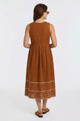 ELARA DRESS IN BROWN