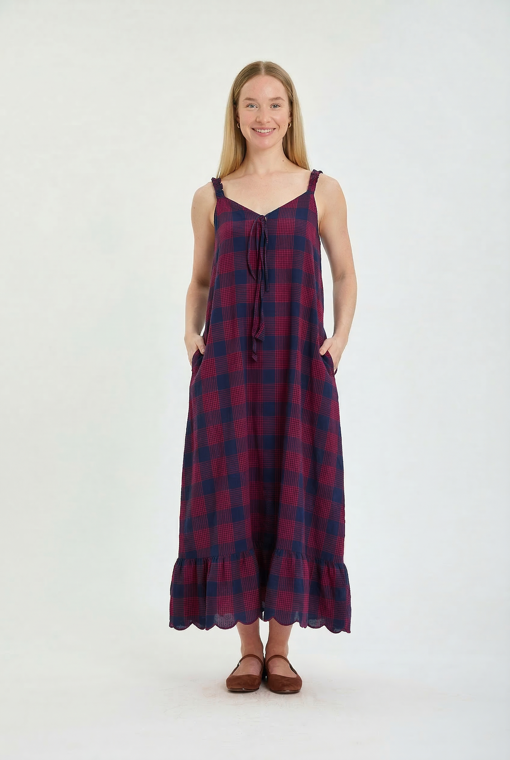 JUNIPER IN POPPY PLAID