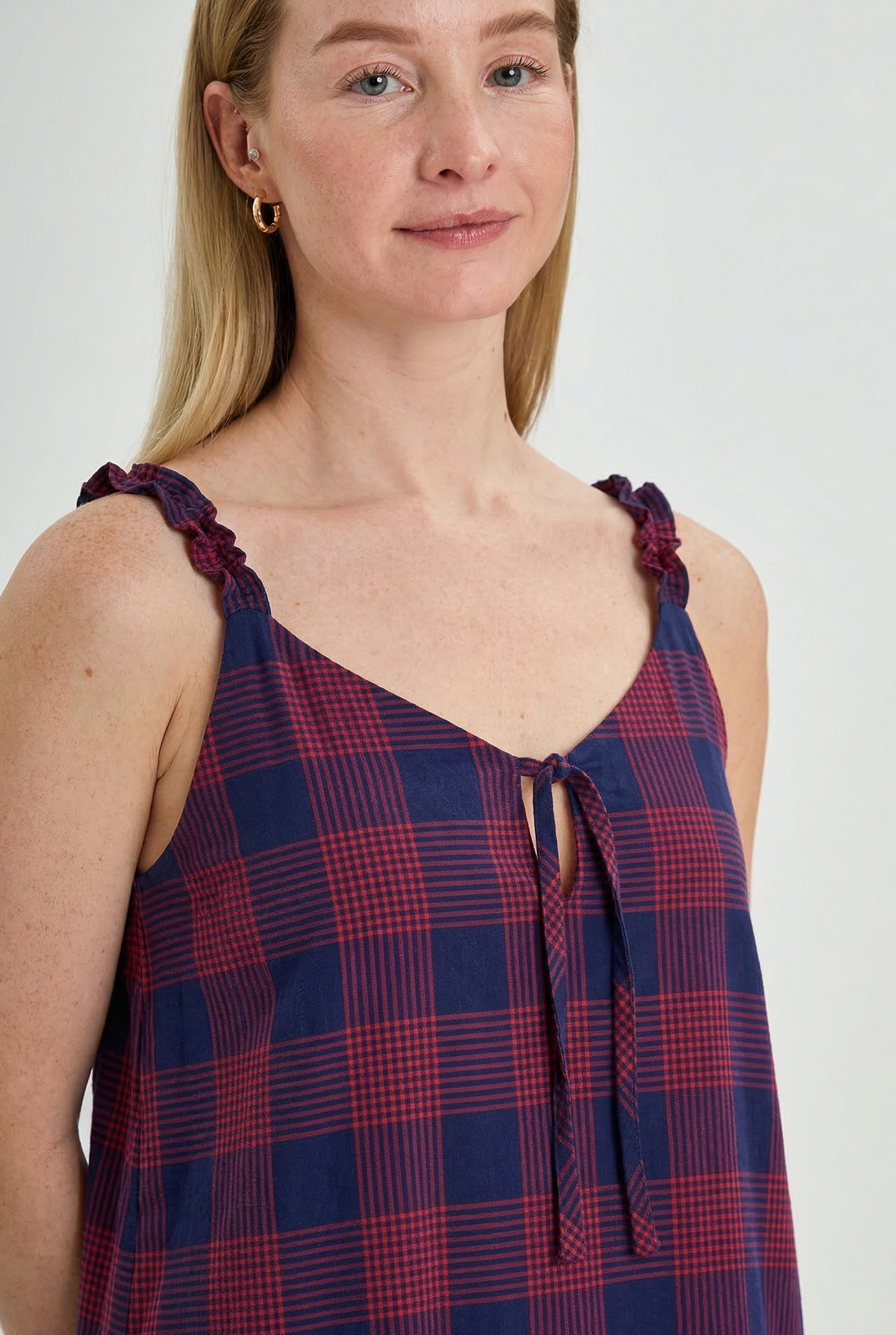 JUNIPER IN POPPY PLAID