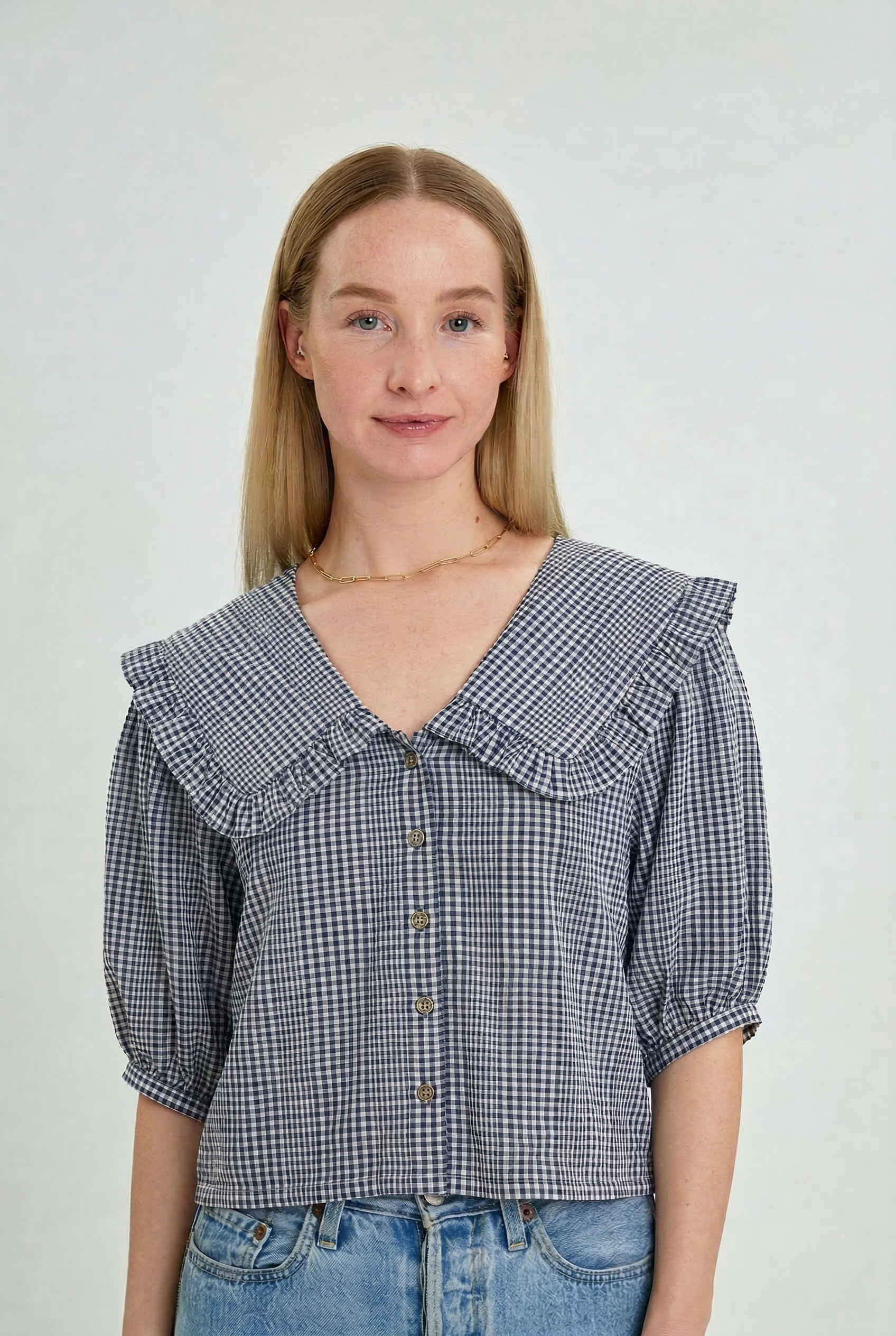 PAIGE TOP IN HUSTLER PLAID
