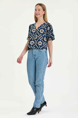Aurora Top in Blue