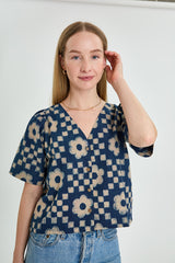 Aurora Top in Blue