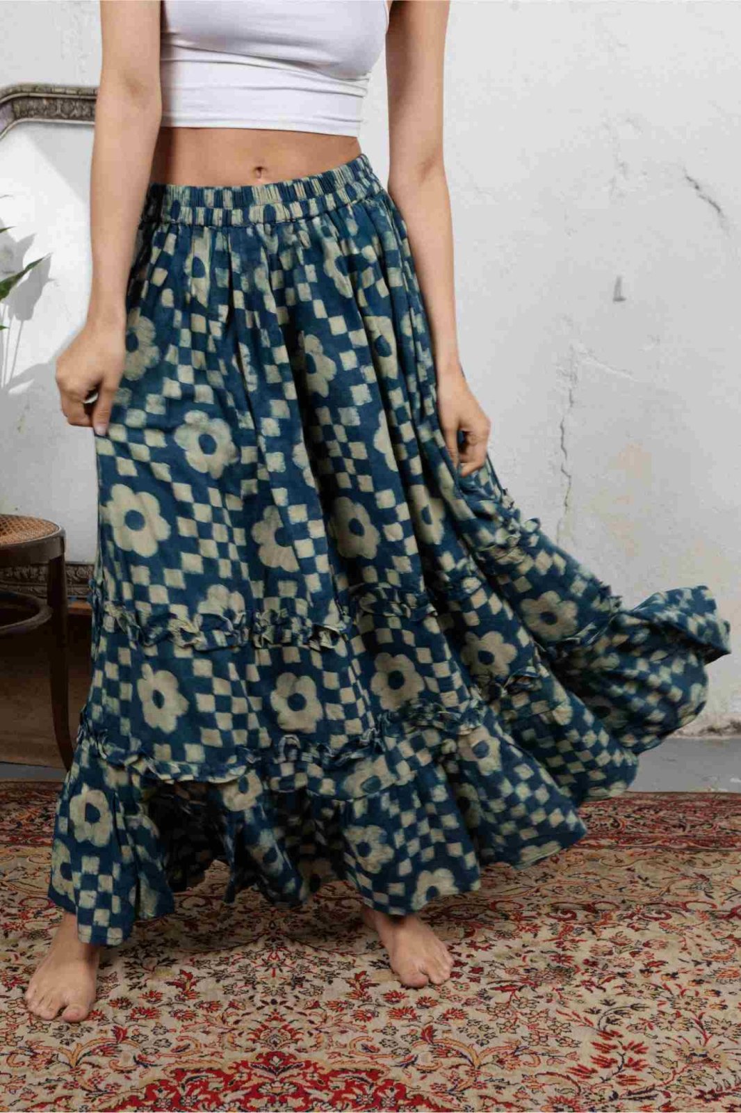 Daisy - Mae Skirt - THULI - Sustainable Women's Clothing Ethical Clothing Honest and Handcrafted