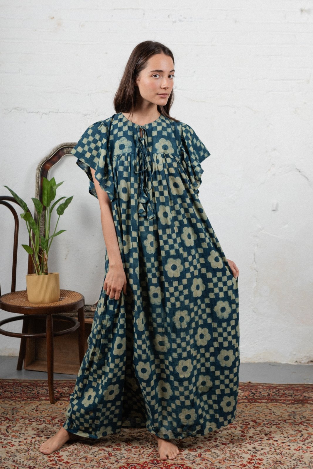 elodie floral maxi dress ELODIE DRESS XS