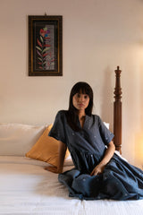 Grey Space Dress - THULI - Sustainable Women's Clothing Ethical Clothing Honest and Handcrafted