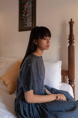 Grey Space Dress - THULI - Sustainable Women's Clothing Ethical Clothing Honest and Handcrafted
