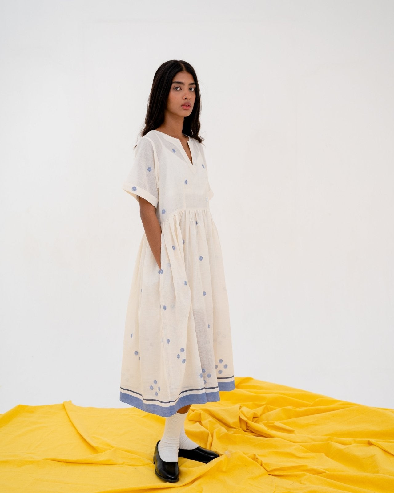 woman beach dress Women's Cotton Dress, Beach Cover-up, Summer Dress, Tulum Dress main image 0